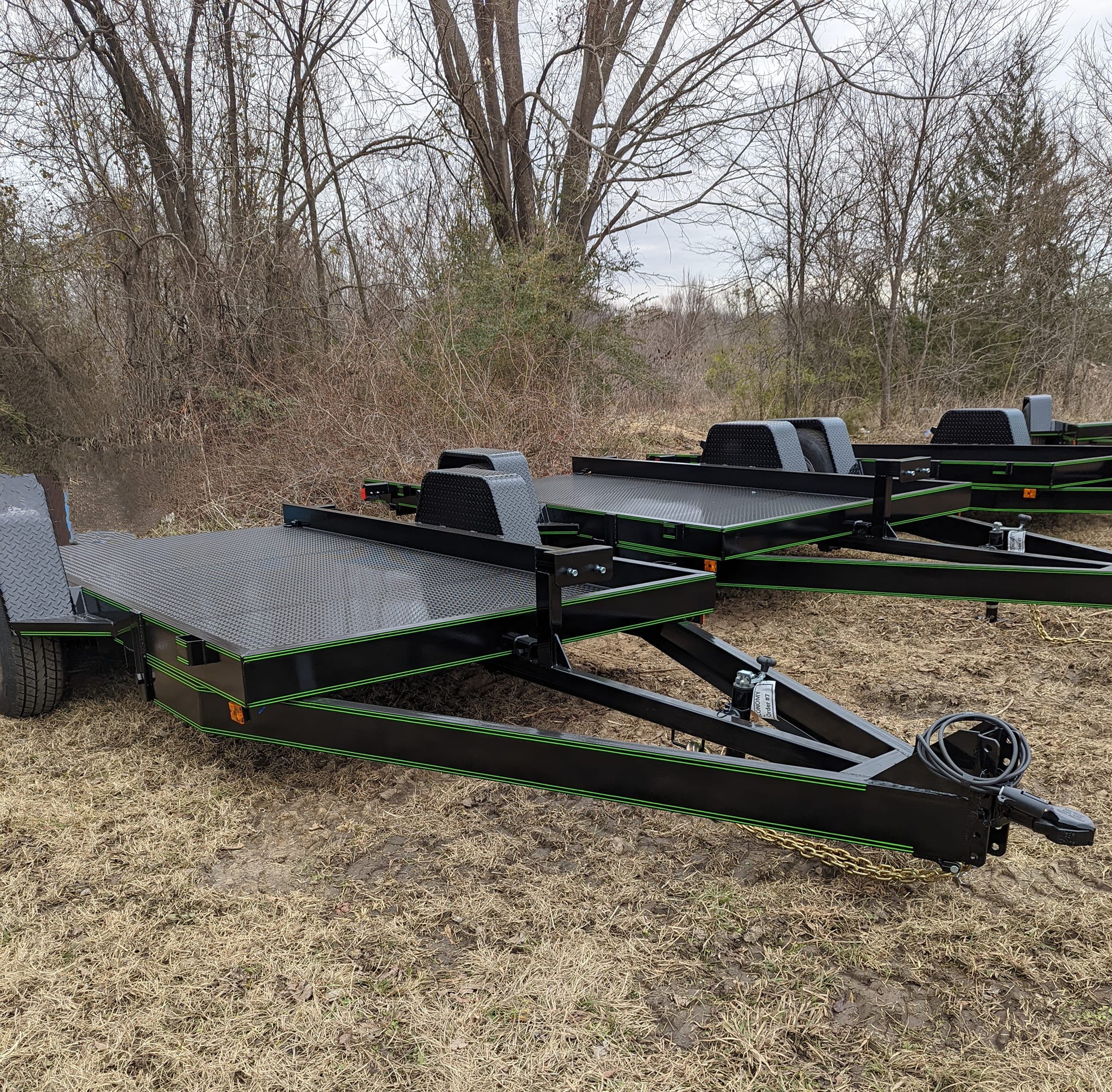 Bellwether Wholesale Premier Trailers Custom Low Boy Equipment Trailer Gooseneck with Tilt Bed for Skid Steer