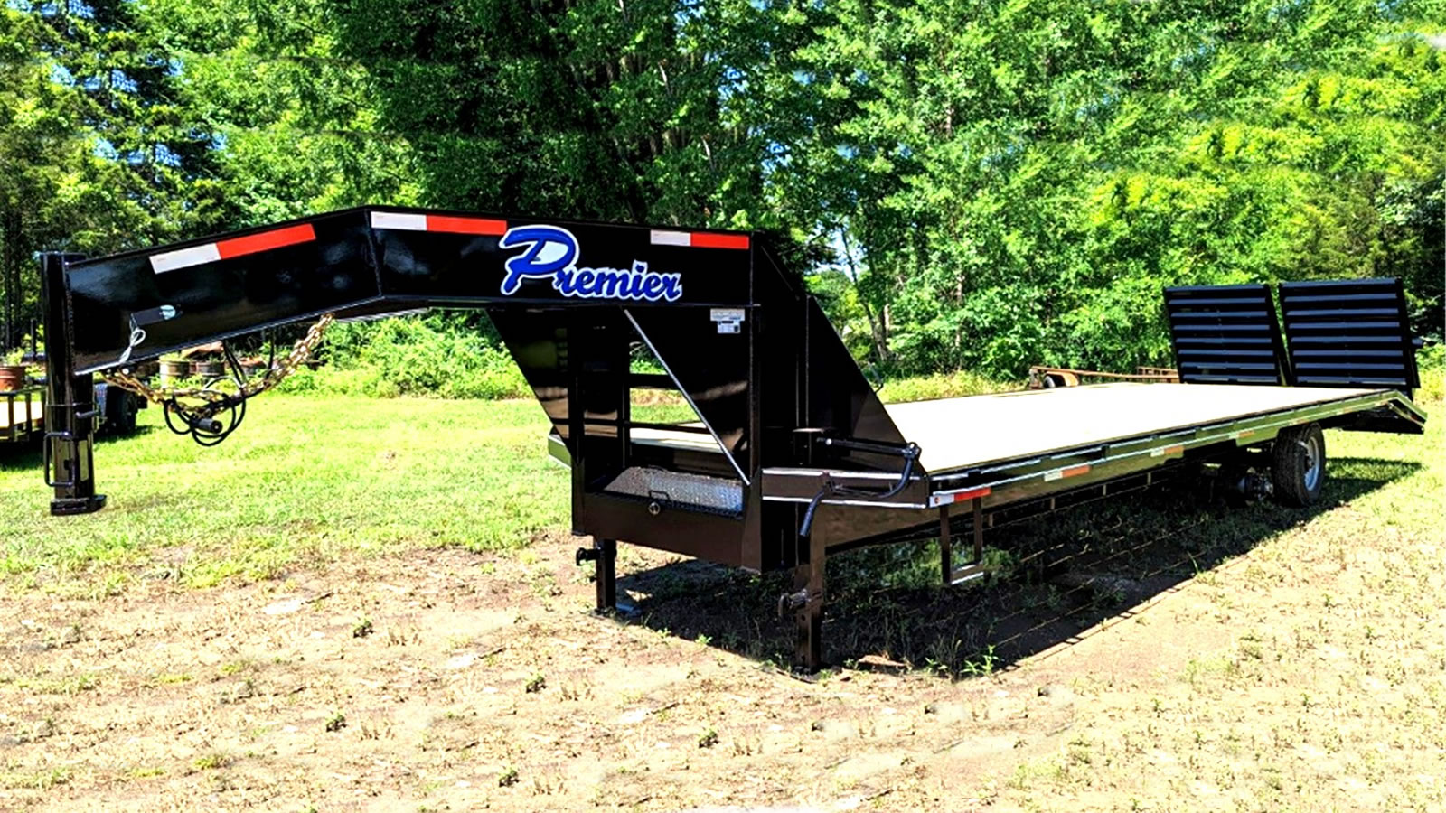 Gooseneck Trailer wholesale tandem otw over the wheel