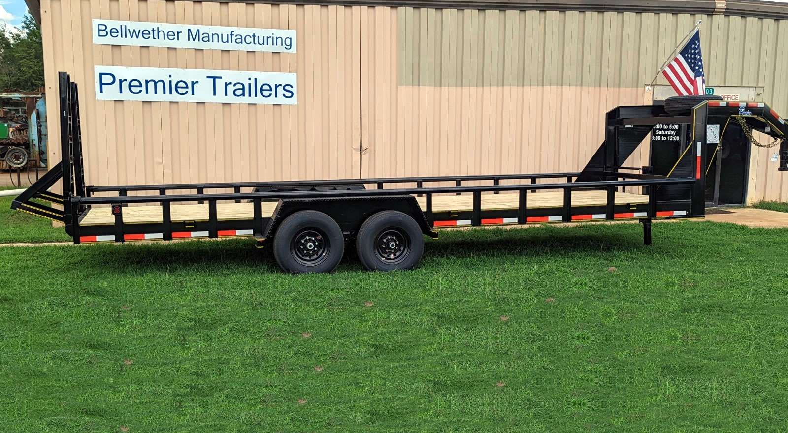 Heavy Pipe Trailer Tandem Axel
