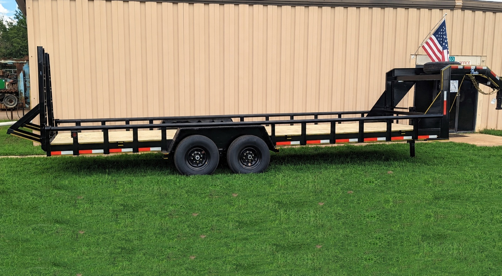 Heavy Pipe Trailer Tandem Axel