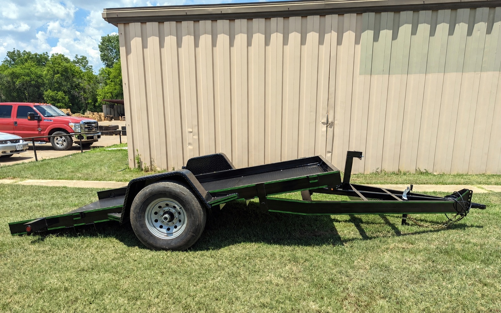 6x12 low boy equipment trailer premier the trailer solution