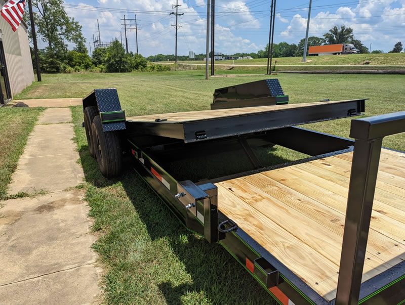 Premier Tilt Equipment Trailer with Diamond Plate Fenders